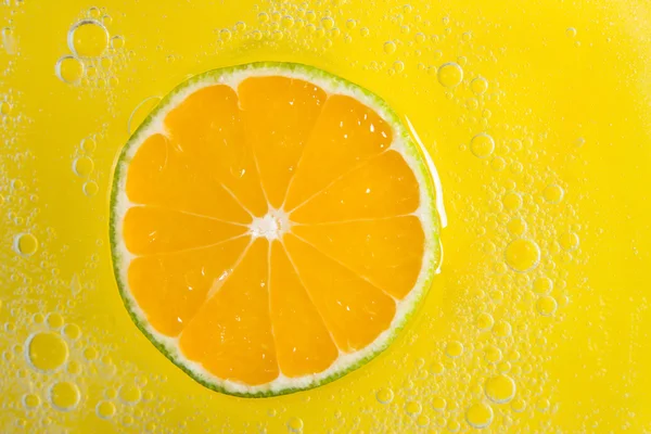 Juicy lemonade and bubble — Stock Photo, Image