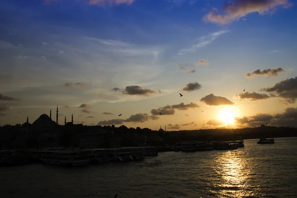 Sunset at the istanbul — Stock Photo, Image