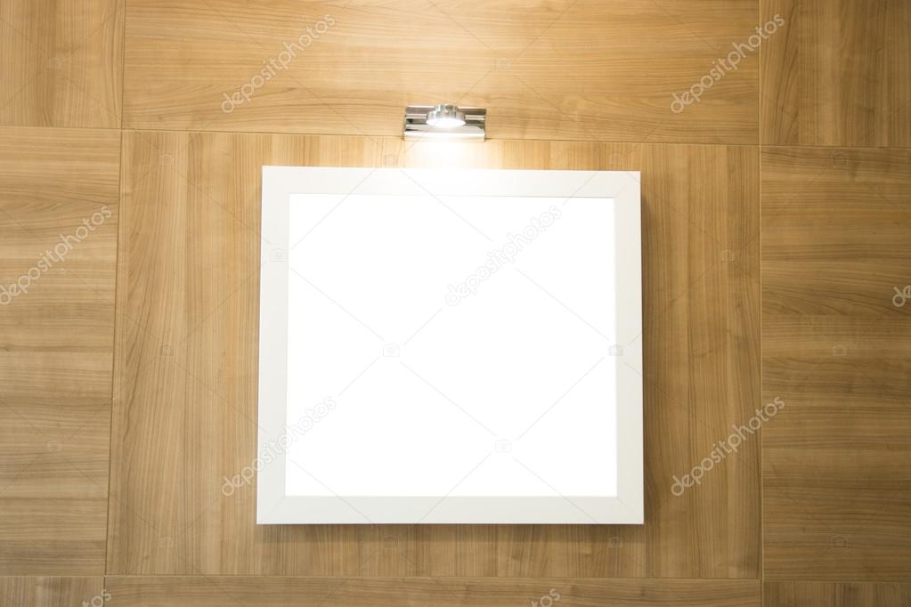 white board an lamp
