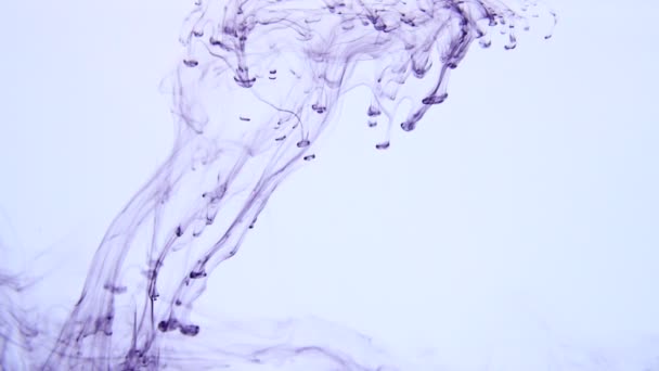Tinta en erupción de agua — Vídeo de stock