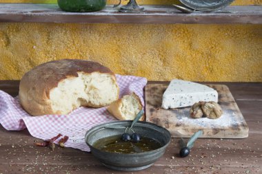 zeytinyağı ve organik Kahvaltı