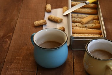 kurabiye ve kahve Kupası