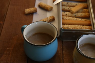 kurabiye ve kahve Kupası