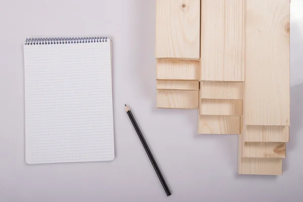 masada ahşap ve boş sayfa