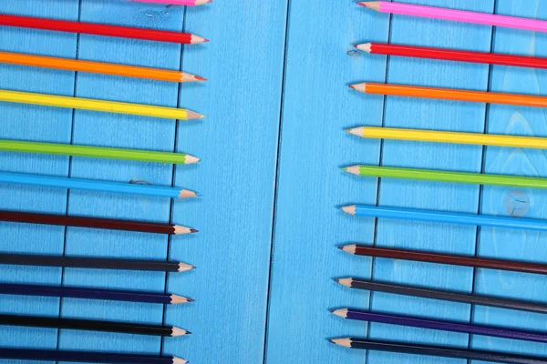 Kolorowy długopis na stole — Zdjęcie stockowe