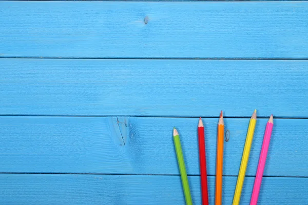 Crayon coloré sur la table — Photo