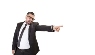 kızgın adam bağırmaya personel