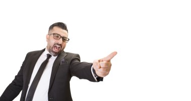 kızgın adam bağırmaya personel