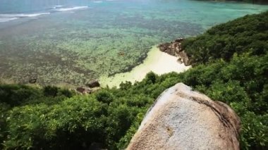 Seyşeller panoramik sağdan sola görünüm.