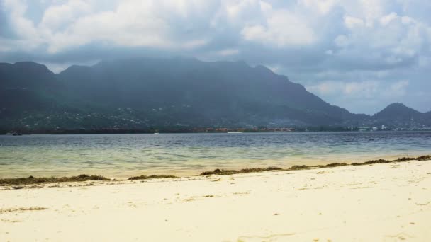 Vista estática da Ilha do Éden Mahe Seychelles . — Vídeo de Stock