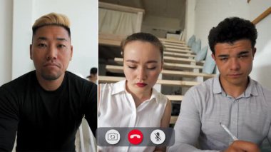 Öğrenciler sanal bir sınıf ortamında yeni konuları incelerken interaktif bir çevrimiçi oturumda öğretmenlerle iletişim kuruyor, fikirleri ve sezgileri paylaşıyorlar..