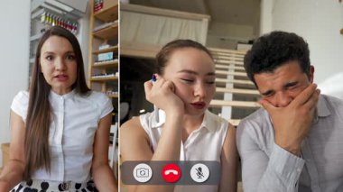 Öğrenciler ve öğretmenler tartışma ve öğrenmeyle dolu bir animasyon çevrimiçi oturumu paylaşıyorlar. Odaklanmış ifadeler, yeni kavramlarda ustalaşmaya olan bağlılığını ortaya koyuyor.