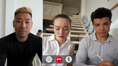 Öğrenciler, canlı, etkileşimli bir öğrenme ortamında fikirleri paylaşırken aktif olarak yaratıcı konuları tartışmak ve keşfetmek için ayrı bir ekranda toplanıyorlar..