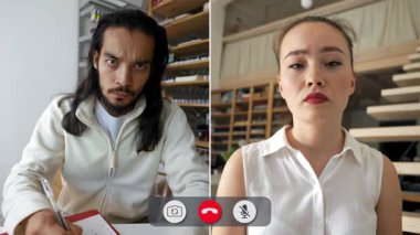 Öğrenciler, kafa karışıklığı ve odaklanmayı gösteren online bir arama yoluyla düşüncelerini ve duygularını paylaşıyorlar. Çevreleri ortak bir akademik yolculuğa işaret ediyor, zorlukları keşfediyor..