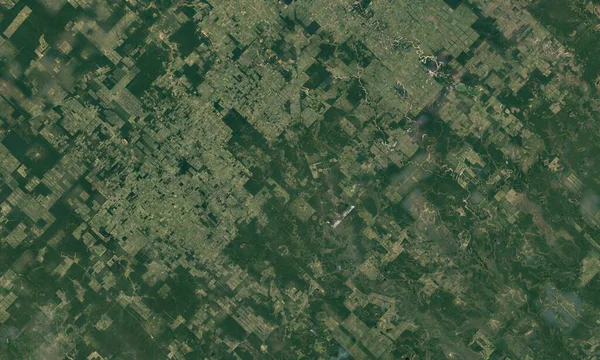 Спутниковый Вид Сверху Над Парагваем — стоковое фото
