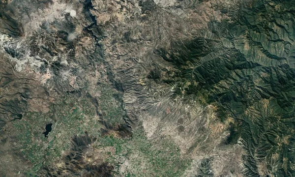Satellit Ovanifrån Textur Över Mexiko — Stockfoto