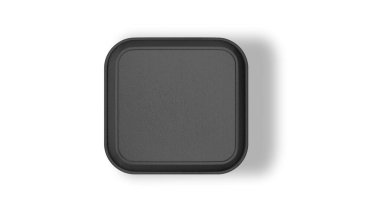 Kapalı Siyah Yiyecek Konteynırı Model