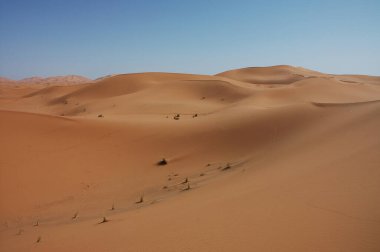 Merzouga 'daki Fas çölünün güzelliği