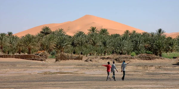 メルツーガのモロッコ砂漠の美しさ — ストック写真
