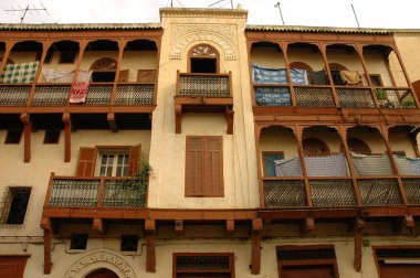 Fez, Fas 'ın eski Medine' sinin sanatsal mimarisi.