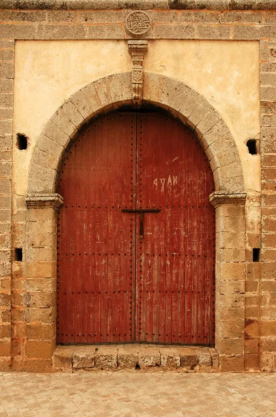 Puerta Tradicional Artesanal Marruecos — Foto de Stock