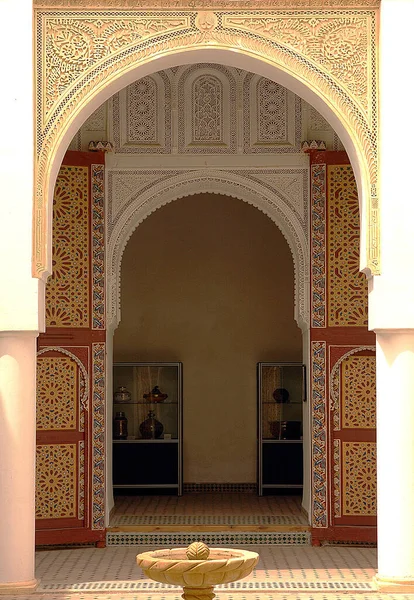 Традиційні Ремісничі Двері Марокко — стокове фото