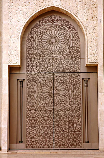 Porte Traditionnelle Artisanale Maroc — Photo