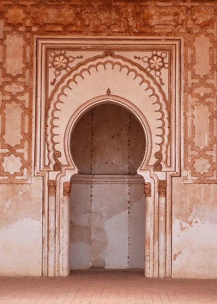 Puerta Tradicional Artesanal Marruecos — Foto de Stock