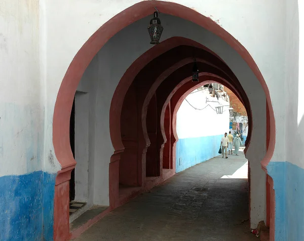 Tradiční Řemeslné Dveře Maroku — Stock fotografie