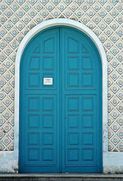 Puerta Tradicional Artesanal Marruecos — Foto de Stock