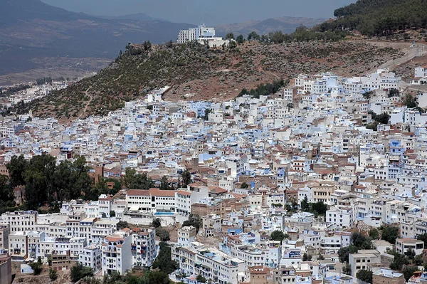 Chefchaouen Blue Πόλη Του Μαρόκου — Φωτογραφία Αρχείου