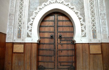 Fas 'ta geleneksel ve sanatsal kapı