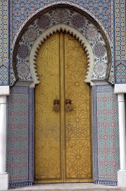 Fas 'ta geleneksel ve sanatsal kapı