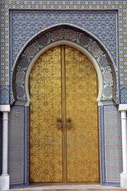 Fas 'ta geleneksel ve sanatsal kapı
