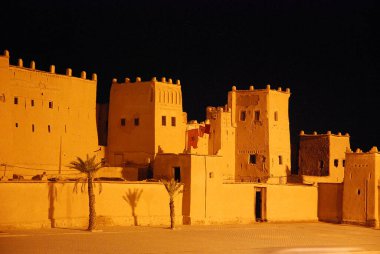 Fas 'ın Ouarzazate kentinden Kasbah Taourirt