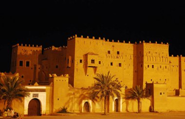 Fas 'ın Ouarzazate kentinden Kasbah Taourirt