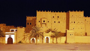 Fas 'ın Ouarzazate kentinden Kasbah Taourirt