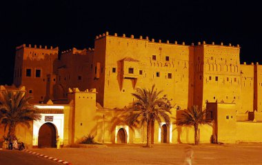 Fas 'ın Ouarzazate kentinden Kasbah Taourirt