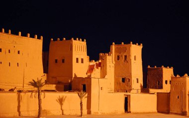 Fas 'ın Ouarzazate kentinden Kasbah Taourirt