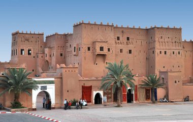 Fas 'ın Ouarzazate kentinden TAOURIRT Kasbah