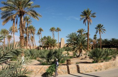 Fas 'taki Ouarzazate Kasbah' ın içinde.