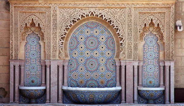 Handcrafted Fountain Morocco — Zdjęcie stockowe