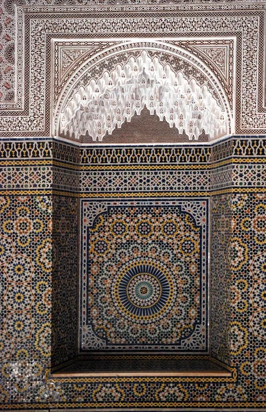 Εσωτερικό Του Kasbah Του Ouarzazate Στο Μαρόκο — Φωτογραφία Αρχείου