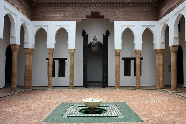 Interiér Kasbah Ouarzazate Maroku — Stock fotografie