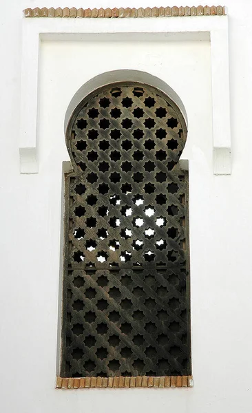 Ventana Tradicional Artesanal Marruecos — Foto de Stock