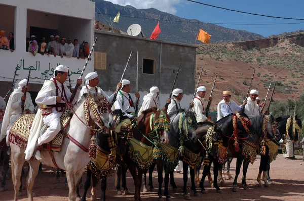モロッコのファンタジア文化と伝統の芸術 — ストック写真