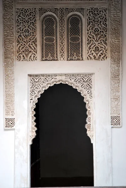 Fenêtre Artisanale Traditionnelle Maroc — Photo