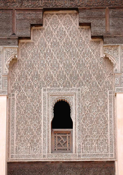 Ventana Tradicional Artesanal Marruecos — Foto de Stock