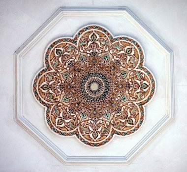 Fas 'ta geleneksel ve el işi zellige (taş)