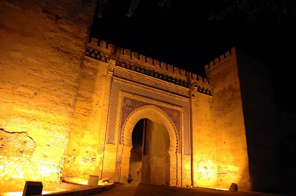 Архітектура Старого Міста Мекнес Марокко — стокове фото